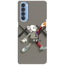 Чехлы для Oppo Reno 4 Pro - Bearbrick Louis Vuitton (PREMIUMPrint) (Беарбрик Джордан)