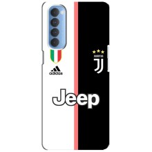 Чехлы для Oppo Reno 4 Pro (VPrint) - Футбольные клубы (Juventus)