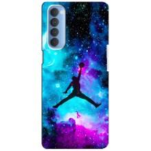 Чехлы для Oppo Reno 4 Pro - с картинкой JORDAN (AlphaPrint) – Яркий Джордан