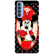 Чехол Disney Mouse Oppo Reno 4 Pro (PREMIUMPrint) (Минни Маус ЛВ)