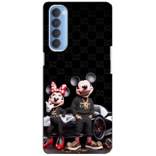 Чехол Disney Mouse Oppo Reno 4 Pro (PREMIUMPrint) (Семья Маусов)