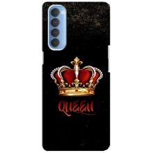 Чехол с Короной Оппо Рено 4 Про - (AlphaPrint) (Корона короля)
