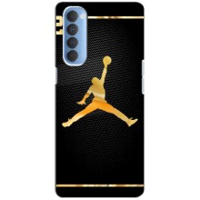 Силиконовый Чехол Nike Air Jordan на Оппо Рено 4 Про – Джордан 23