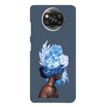 Чехлы (ART) Цветы на Oppo Reno 4 (VPrint) (Квіти на голові)