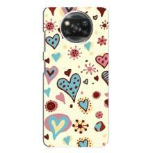 Чехлы для любимой на Оппо Рено 4 (VPrint) (Сердечки)