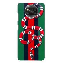 Чехлы ГУЧЧИ для Оппо Рено 4 (AlphaPrint) (Gucci змия)