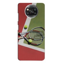 Чохли з прінтом Спортивна тематика для Oppo Reno 4 – Ракетки теніс