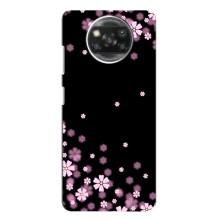 Чохол для Оппо Рено 4 - з принтом (Дизайнерські) (AlphaPrint) (Квіти маленькі)