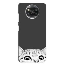 Чехол на Оппо Рено 4 с Котами (VPrint) (Выглядывает кот)