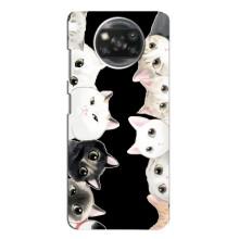 Чехол на Оппо Рено 4 с Котами (VPrint) (Взгляд котов)