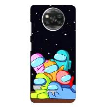 Чехол Амонг Ас для Oppo Reno 4 (AlphaPrint) (Скины в космосе)