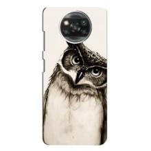 Чехол с птицами на Oppo Reno 4 (VPrint) (Сова)