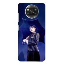 Чохли Венсдей на Oppo Reno 4 Уенсдей (AlphaPrint) (Венздей з парасолькою)