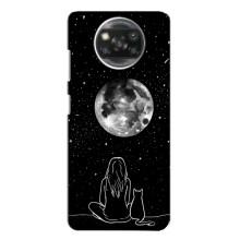 Чехол с рисунком кот на Oppo Reno 4 – Девушка с котом