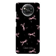 Чехол с бантиками на Оппо Рено 4 – Банты на черном