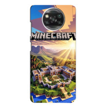 Чехол с картинками Майнкрафт для Оппо Рено 4 (Minecraft)