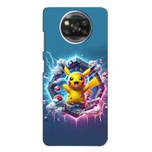 Чохол з Пікачу на Oppo Reno 4 – Лого Пікачу