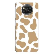 Чохол з принтом корови на Оппо Рено 4 – Бежевий принт