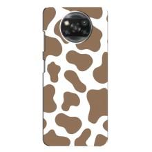 Чохол з принтом корови на Оппо Рено 4 – Коричневий принт
