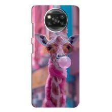Чохол з принтом стильні тварини для Оппо Рено 4 – Стильна жирафа