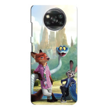 Чехол Зоотрополіс на Oppo Reno 4 – Ник Джуди и змея