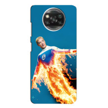 Чохол з принтом Фантастична четвірка для Oppo Reno 4 – Людина-факел