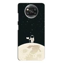 Космические Чехлы для Оппо Рено 4 (VPrint) (На луне)
