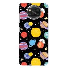 Космические Чехлы для Оппо Рено 4 (VPrint) (Рисованные планеты)