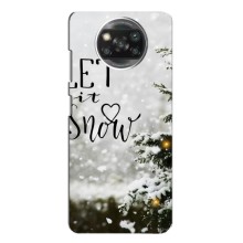 Новорічні, Святкові Чохли для Oppo Reno 4 - 2024 год – Let it snow