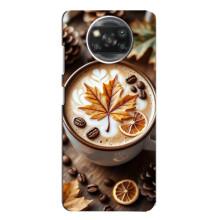 Чехол с уникальным дизайном «Осень с кофе» для Oppo Reno 4 – Пряный кофе