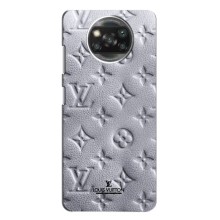 Текстурный Чехол Louis Vuitton для Оппо Рено 4 (Белый ЛВ)
