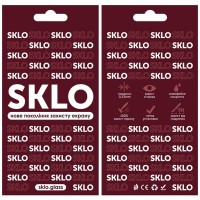 Захисне скло SKLO 3D (full glue) для Oppo Reno 5 Lite – Чорний