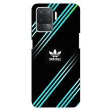 Чохли Адидас для OPPO Reno 5 Lite (AlphaPrint) (Адідас з полосами)