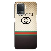 Чохли  GUCCI для OPPO Reno 5 Lite 
				 літерами та цифрами українською: ОППО Рено 5 Лайт (AlphaPrint) – GUCCI стиль