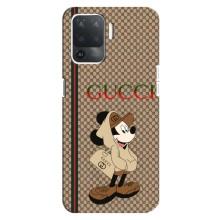 Чохли  GUCCI для OPPO Reno 5 Lite 
				 літерами та цифрами українською: ОППО Рено 5 Лайт (AlphaPrint) – Mickey GUCCI