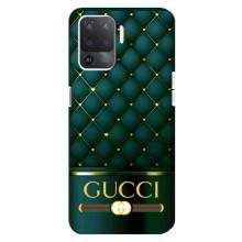 Чохли  GUCCI для OPPO Reno 5 Lite 
				 літерами та цифрами українською: ОППО Рено 5 Лайт (AlphaPrint) – Текстура Гуччі