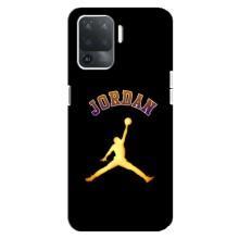 Чохли для OPPO Reno 5 Lite - з картинкою JORDAN (AlphaPrint) (Jordan Gold)