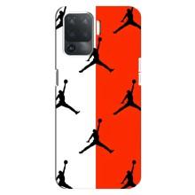 Чохли для OPPO Reno 5 Lite - з картинкою JORDAN (AlphaPrint) (Лого Джордан)