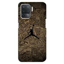 Чохли для OPPO Reno 5 Lite - з картинкою JORDAN (AlphaPrint) (Logo Jordan)