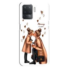 Чохол з друком для OPPO Reno 5 Lite - (Мама з дитинкою) (AlphaPrint) (Донька і мама)