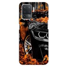 Чохли з Машинами на OPPO Reno 5 Lite 
				 літерами та цифрами українською: ОППО Рено 5 Лайт (VPrint) (Чорна Машина)