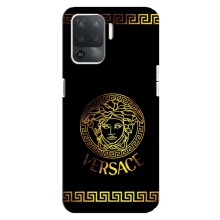 Чохли VERSACE для OPPO Reno 5 Lite 
				 літерами та цифрами українською: ОППО Рено 5 Лайт (PREMIUMPrint) – Logo Versace