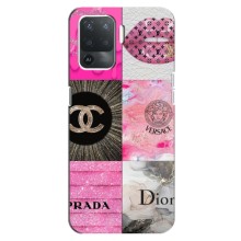 Чехол (Dior, Prada, YSL, Chanel) для OPPO Reno 5 Lite (Модница)