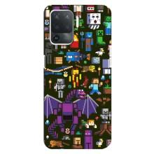 Чохол Майнкрафт на OPPO Reno 5 Lite (AlphaPrint) Minecraft (Колаж Майнкрафт)