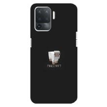 Чохол Майнкрафт на OPPO Reno 5 Lite (AlphaPrint) Minecraft (Овечка Майнкрафт)