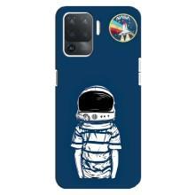 Чохол NASA для OPPO Reno 5 Lite (AlphaPrint) (Хлопчик в шоломі)
