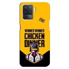 Чеjхол PUBG для OPPO Reno 5 Lite 
				 літерами та цифрами українською: ОППО Рено 5 Лайт (AlphaPrint) (Pubg шолом)