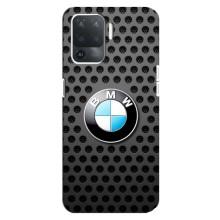 Чохол для OPPO Reno 5 Lite 
				 літерами та цифрами українською: ОППО Рено 5 Лайт - з принтом БМВ (AlphaPrint) (Знак БМВ)