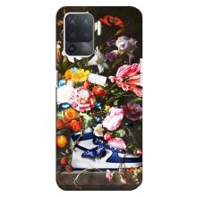 Чохол для OPPO Reno 5 Lite - з принтом Найк (AlphaPrint) (Стиль Найк)