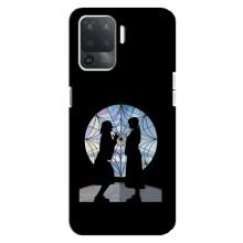 Чехлы Венсдей на OPPO Reno 5 Lite Уэнсдей (AlphaPrint) (комната Уэнздей)